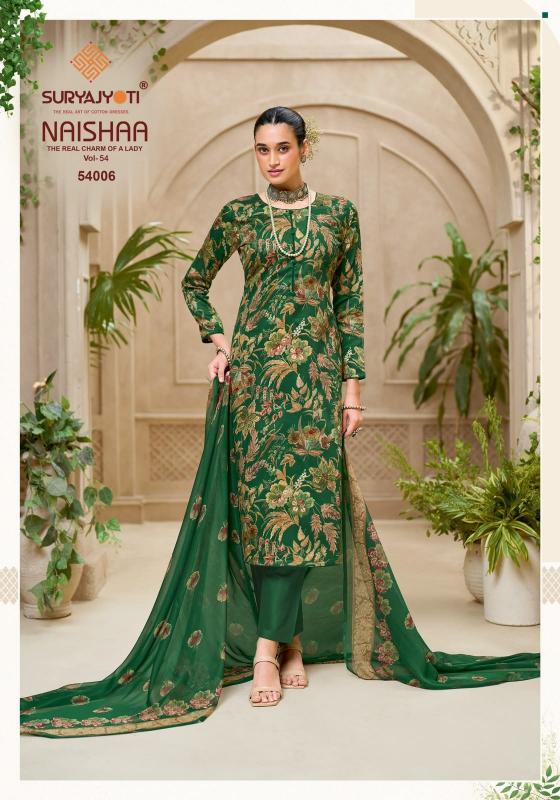Suryajyoti naishaa vol 54 dress material wholesale